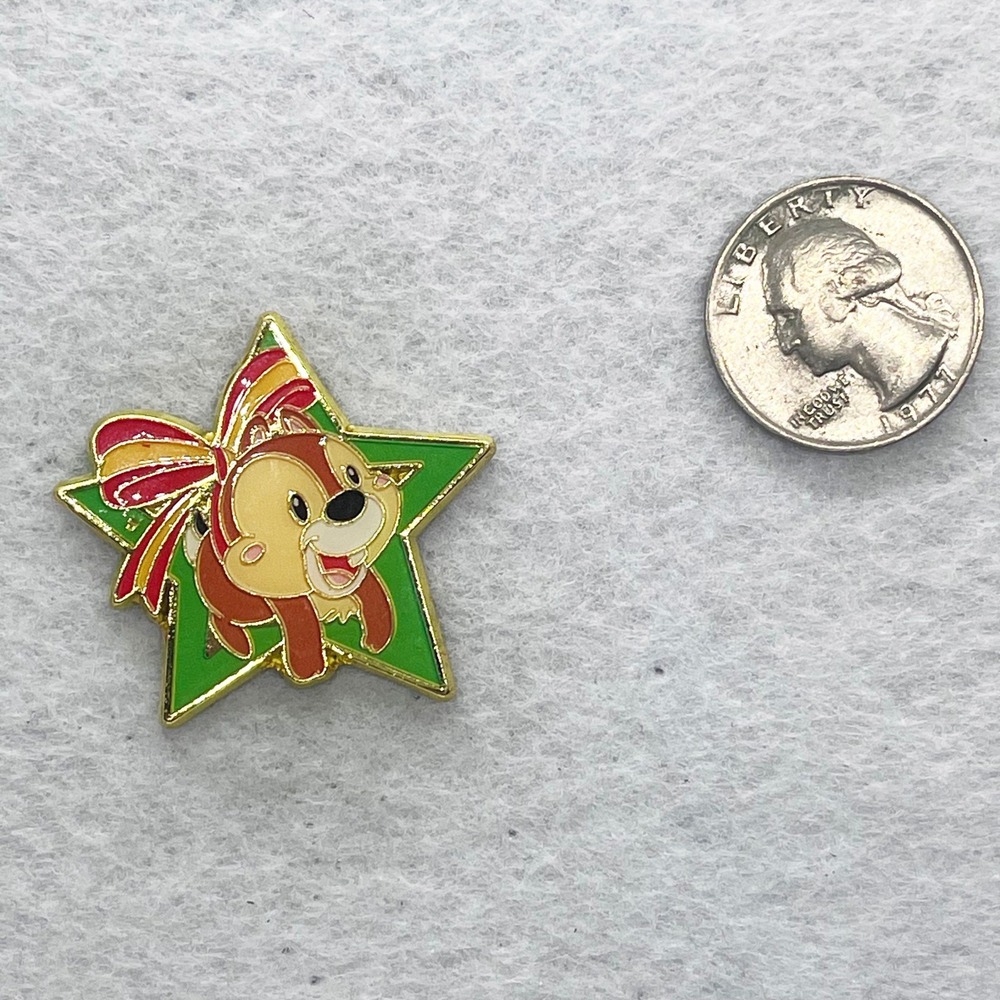🔮 5/$25 Disney Star Chip N Dale Happy Chip Pin - Picture 2 of 3